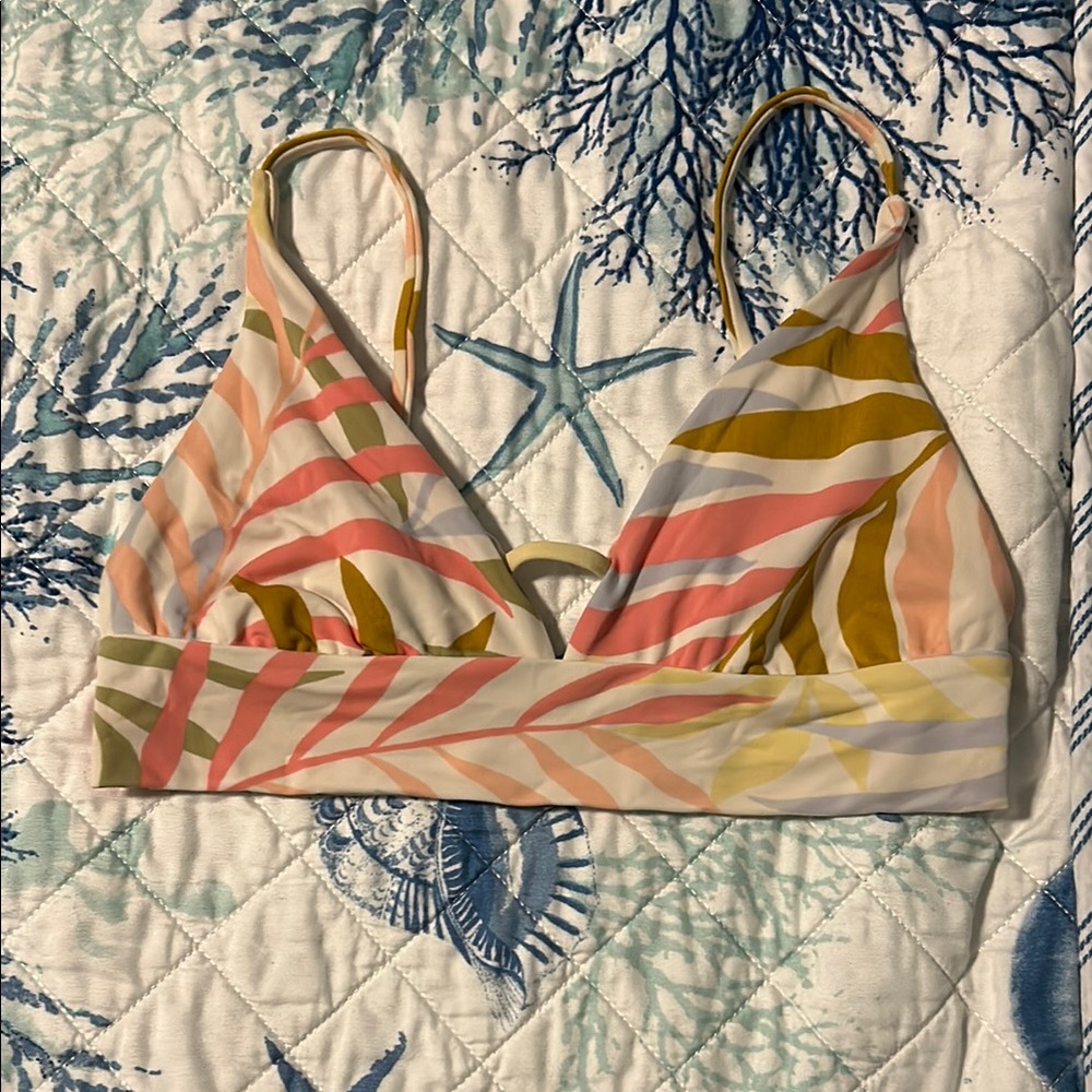 Billabong Pastel Striped Bikini Top